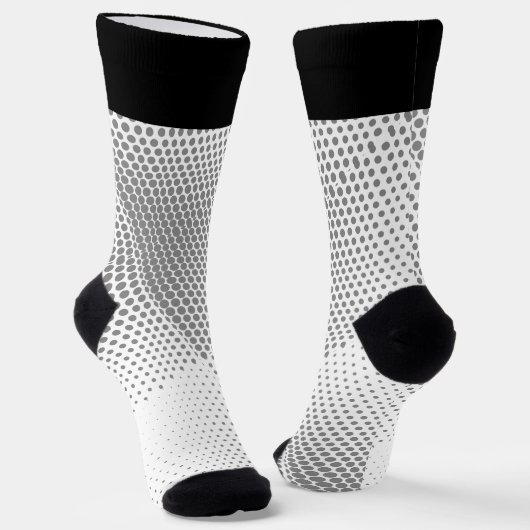 Gepunktetes Streifenmuster Socken (Gewinkelt)
