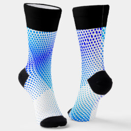 Gepunktetes Streifenmuster Socken