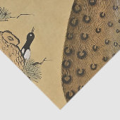 Gepunktetes Tiger Minhwa mit Magpie Seidenpapier (Ausschnitt)