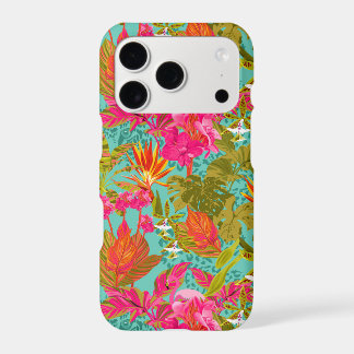 Gepunktetes Treibhaus Tropical Floral iPhone-Case