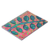 Gepunktetes WeinNotebook Notizblock (Linke Seite)