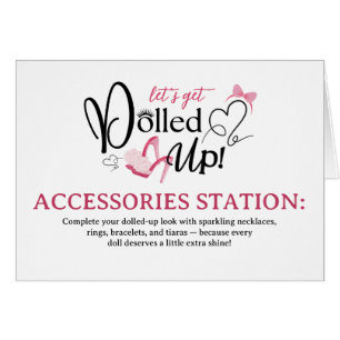 gepuppte Accessories Station: Folgekarte Karte