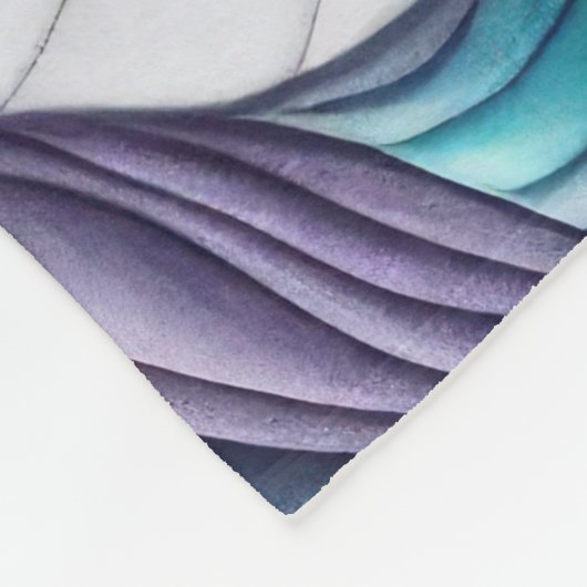 gequiltes Einhorn Fleecedecke (Ecke)