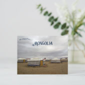 Ger Camp Dornogovi Province Mongolei Postkarte (Stehend Vorderseite)