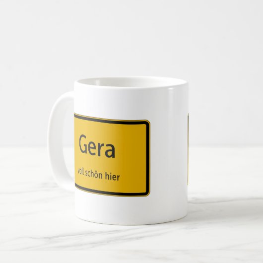 Gera Tasse Kaffeetasse Teetasse (Vorderseite Links)