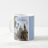 Geraardsbergen, Ostflandern, Belgien Souvenir Kaffeetasse (Vorderseite Links)