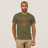 gerade 4 heute T-Shirt (Vorne ganz)