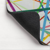 Gerade aber bunt mousepad (Ecke)