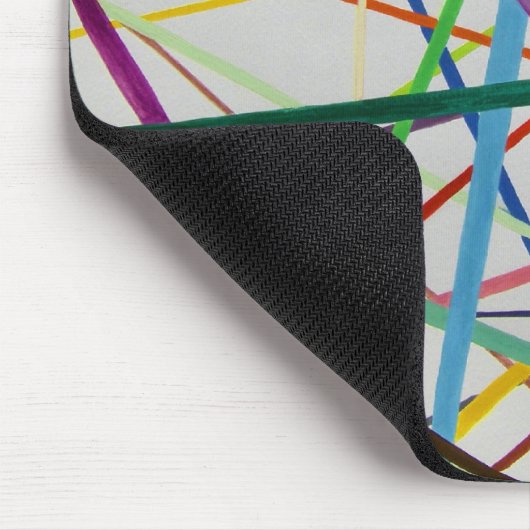 Gerade aber bunt mousepad (Ecke)