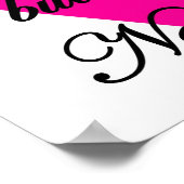 gerade, aber nicht eng poster (Ecke)