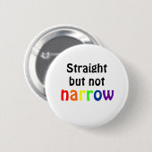 Gerade aber nicht Enge (weiß)) Button (Vorne & Hinten)