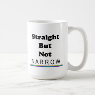 Gerade, aber nicht engstirnig kaffeetasse