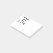 gerade, aber nicht schmal post-it klebezettel (angewinkelt)