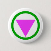Gerade Alligasymbol Button (Vorderseite)