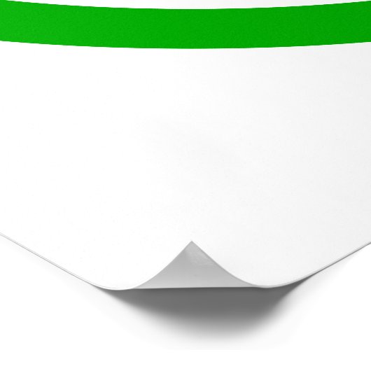 Gerade Alligasymbol Poster (Ecke)