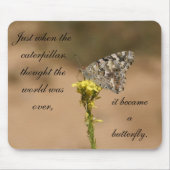 Gerade als die Raupe… dachte Mousepad (Vorne)