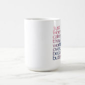 Gerade als die Raupe dachte, war die Welt ov Kaffeetasse (Mittel)