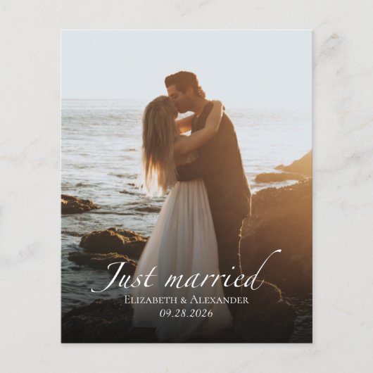 gerade | Ankündigung eines Hochzeitsstipendiums fü (Vorderseite)