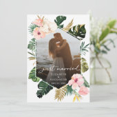 gerade | Ankündigung eines tropischen Hochzeitssti (Stehend Vorderseite)