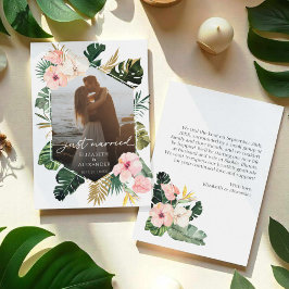 gerade | Ankündigung eines tropischen Hochzeitssti