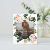 gerade | Ankündigung eines tropischen Hochzeitssti (Stehend Vorderseite)