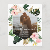 gerade | Ankündigung eines tropischen Hochzeitssti (Vorderseite)