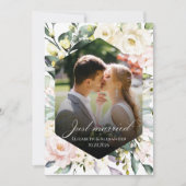 gerade | Ankündigung von Blumenhochzeiten-Foto (Vorderseite)