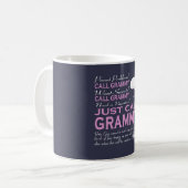 Gerade Anruf Grammy Kaffeetasse (Vorderseite Links)