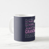 Gerade Anruf-Großmutter! Kaffeetasse (Vorderseite Links)