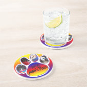 Gerade Anruf Junos Platz-Untersetzer Sandstein Untersetzer (Seite)