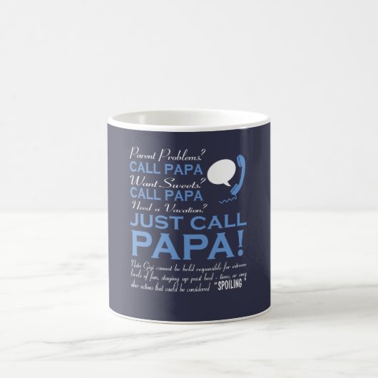 Gerade Anruf Papa Kaffeetasse (Mittel)