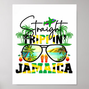 Gerade auf Jamaika Urlaub 2025 Geburtstag F Poster