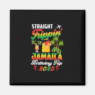 Gerade auf Reisen Jamaika-Urlaub 2025 Geburtstag F Magnet