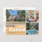 Gerade aufgeführtes großes Foto Ankündigungspostkarte (Vorne/Hinten)