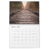 Gerade Bahn-Eisenbahn-Kalender Kalender (Feb 2026)