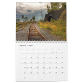 Gerade Bahn-Eisenbahn-Kalender Kalender (Jan 2027)