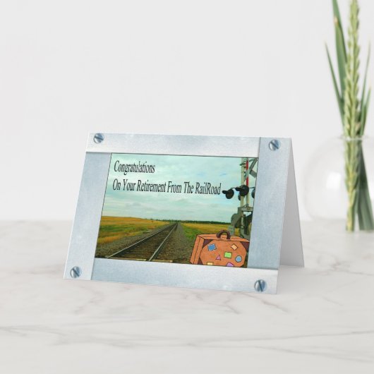 Gerade Bahnstrecken und Überfahrt mit einer Tasche Karte (Vorderseite)