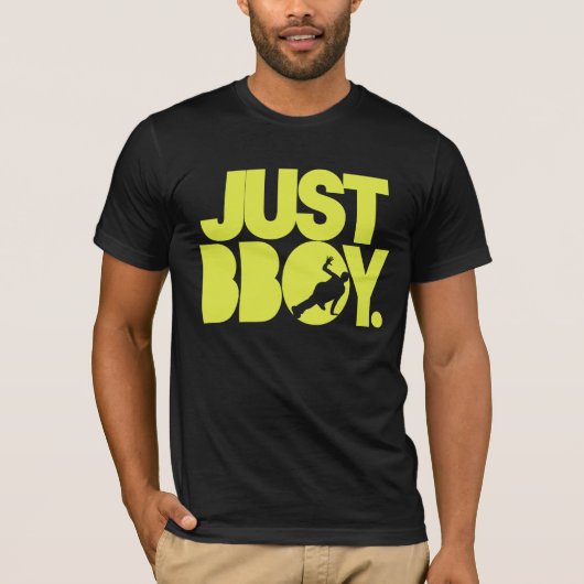 gerade bboy - Gelb T-Shirt (Vorderseite)