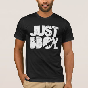 gerade bboy - Weiß beunruhigt T-Shirt