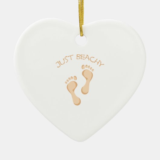 Gerade Beachy Keramikornament (Vorne)