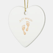 Gerade Beachy Keramikornament (Links)