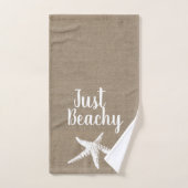 Gerade Beachy weiße Nautischstarfish u. Badhandtuch Set (Handtuch)