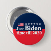 Gerade Biden Zeit Button (Vorne & Hinten)