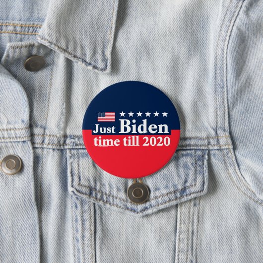 Gerade Biden Zeit Button (Beispiel)