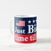Gerade Biden Zeit Kaffeetasse (Vorderseite Links)