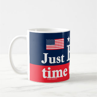 Gerade Biden Zeit Kaffeetasse