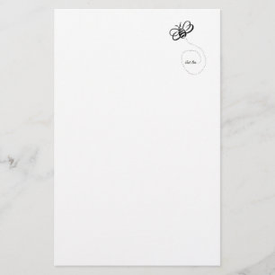 Gerade Biene Briefpapier