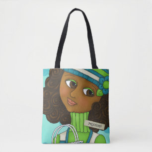 "Gerade Biene 'n ich Mädchen" ganz über Tasche