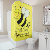 Gerade Bienen-fantastische gelbe Hummel-Biene Duschvorhang (Beispiel)