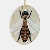 Gerade Bienen-Verzierung Keramik Ornament (Rechts)